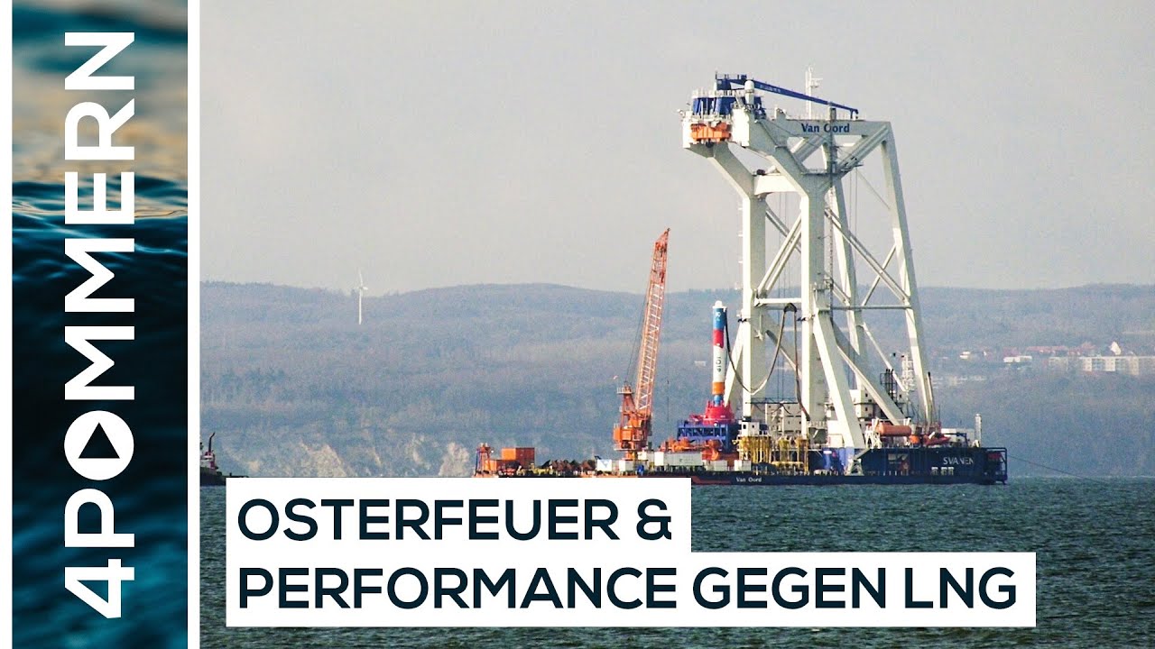 Demo gegen LNG-Terminals – Menschenkette auf Rügen | Rügen TV