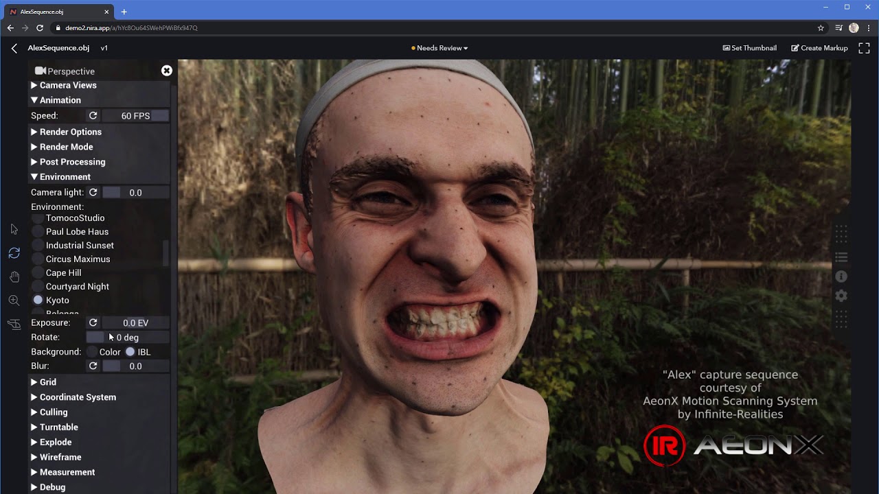 Volumetric Capture Playback - 'Alex' by Infinite Realities
