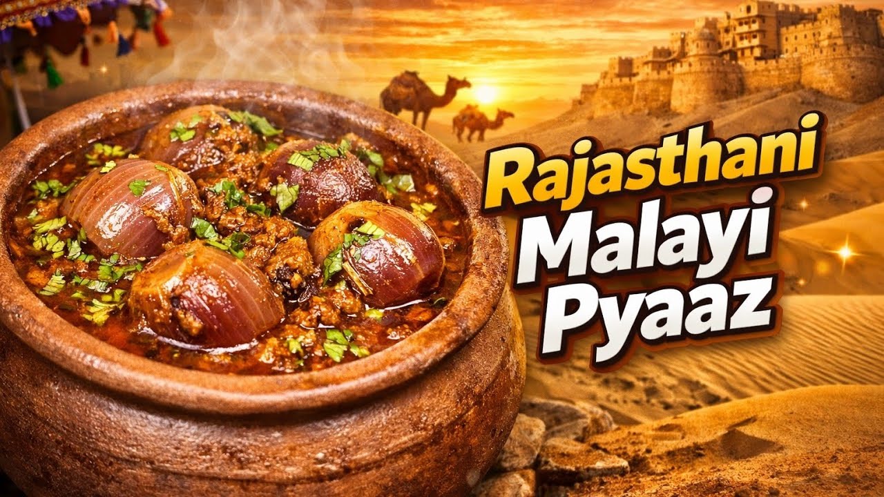 Rajasthani Malayi Pyaaz | Traditional Rajasthani Onion Curry #malayipyaaz#recipe#onion#food#cooking