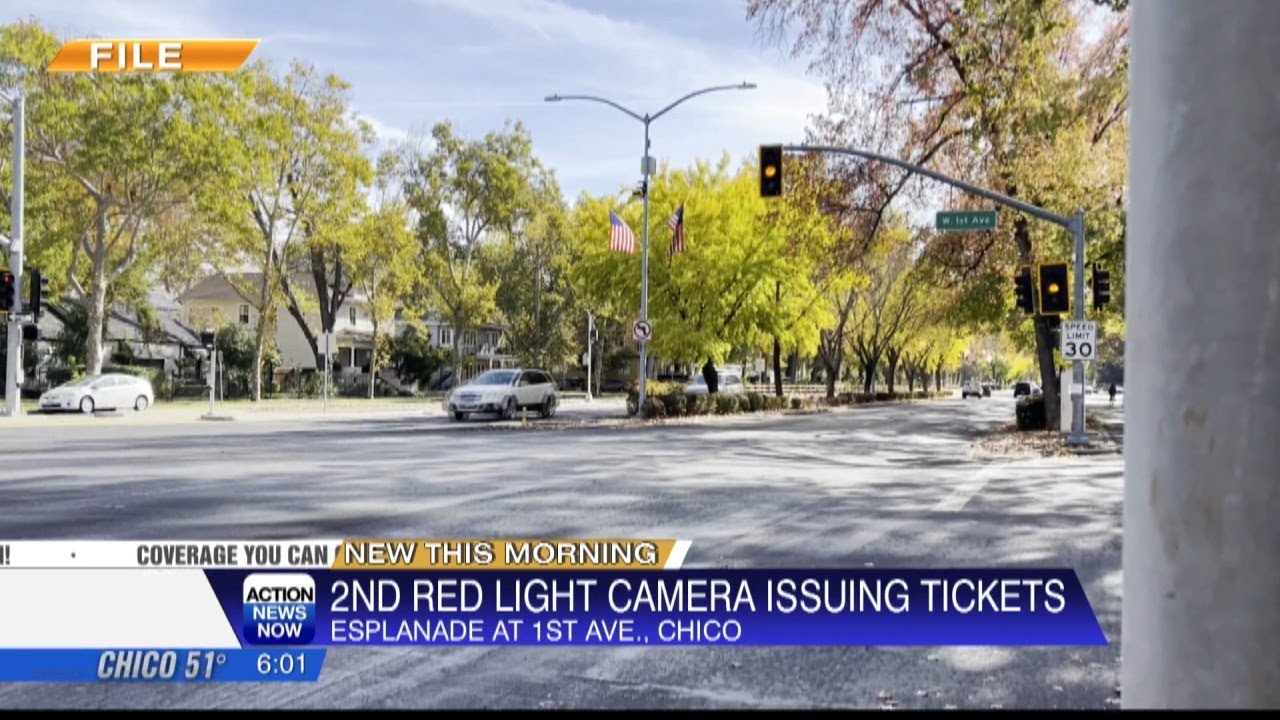 Chico's 2nd red light camera starts issuing tickets