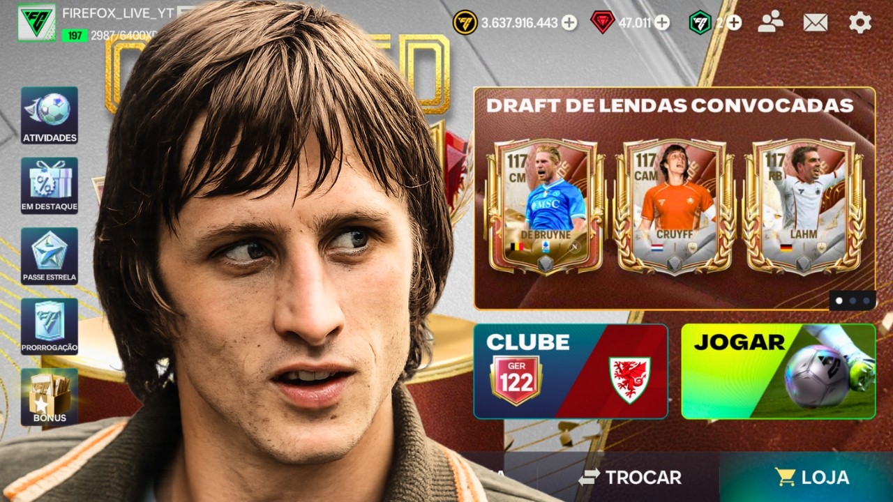 👑 CAPPED LEGENDS AO VIVO! NOVA TEMPORADA COMEÇOU NO FC MOBILE!