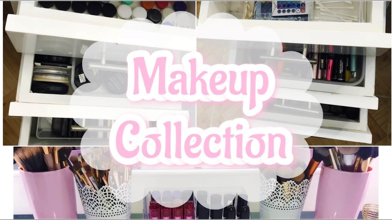 كولكشن مكياجي و ازاي نظمته ف الادراج | my makeup collection