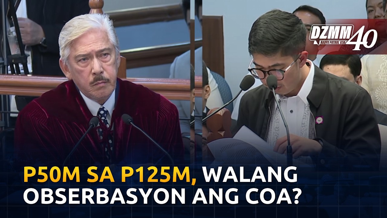 COA has no observation on P50M out of P125M confi funds: witness | DZMM (05 August 2026)