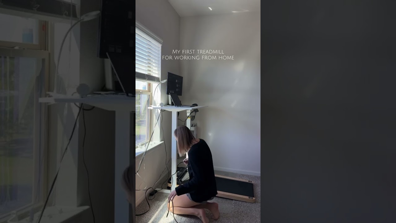 Home treadmill for #workingremotely