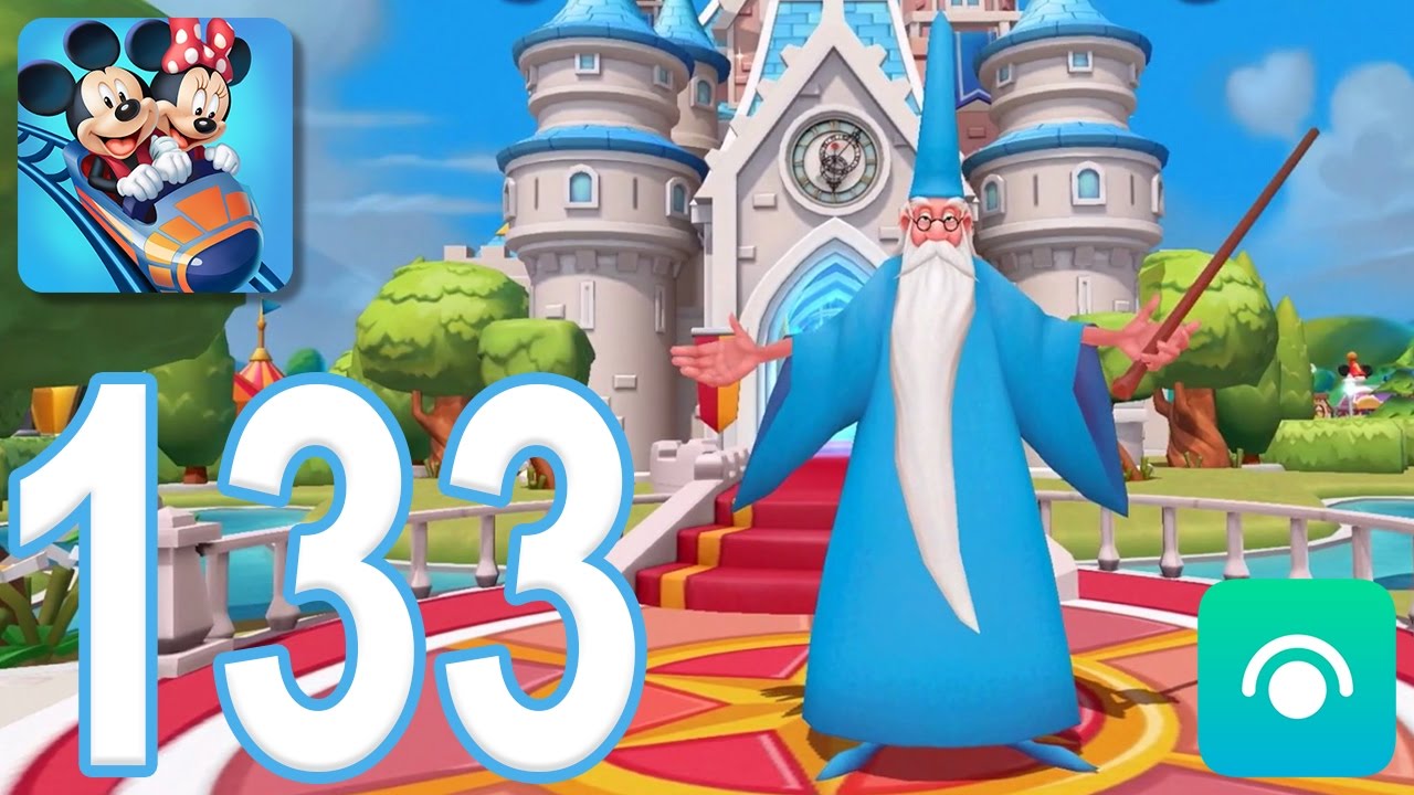 Disney Magic Kingdoms - Gameplay Walkthrough Part 133 - Level 34, Merlin (iOS, Android)