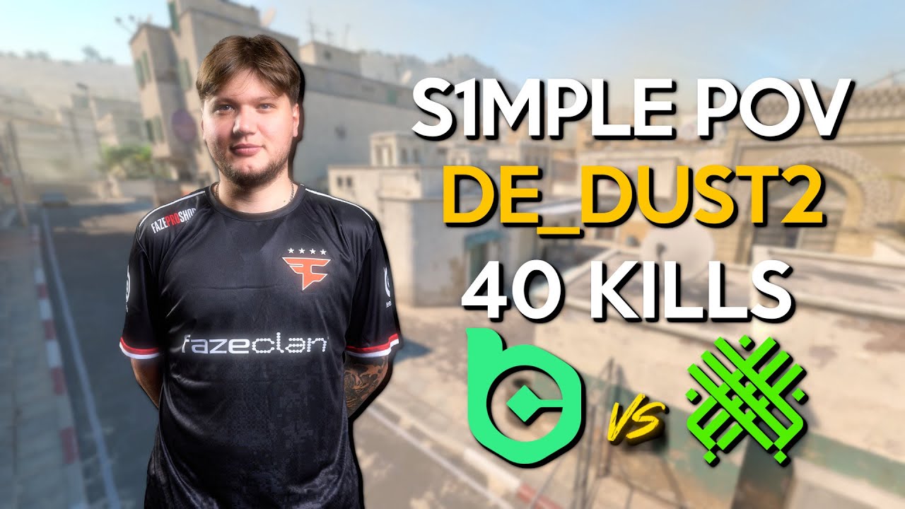 🔥S1MPLE POV WITH 40 KILLS! - BC.GAME vs BETERA  | CS2 POV