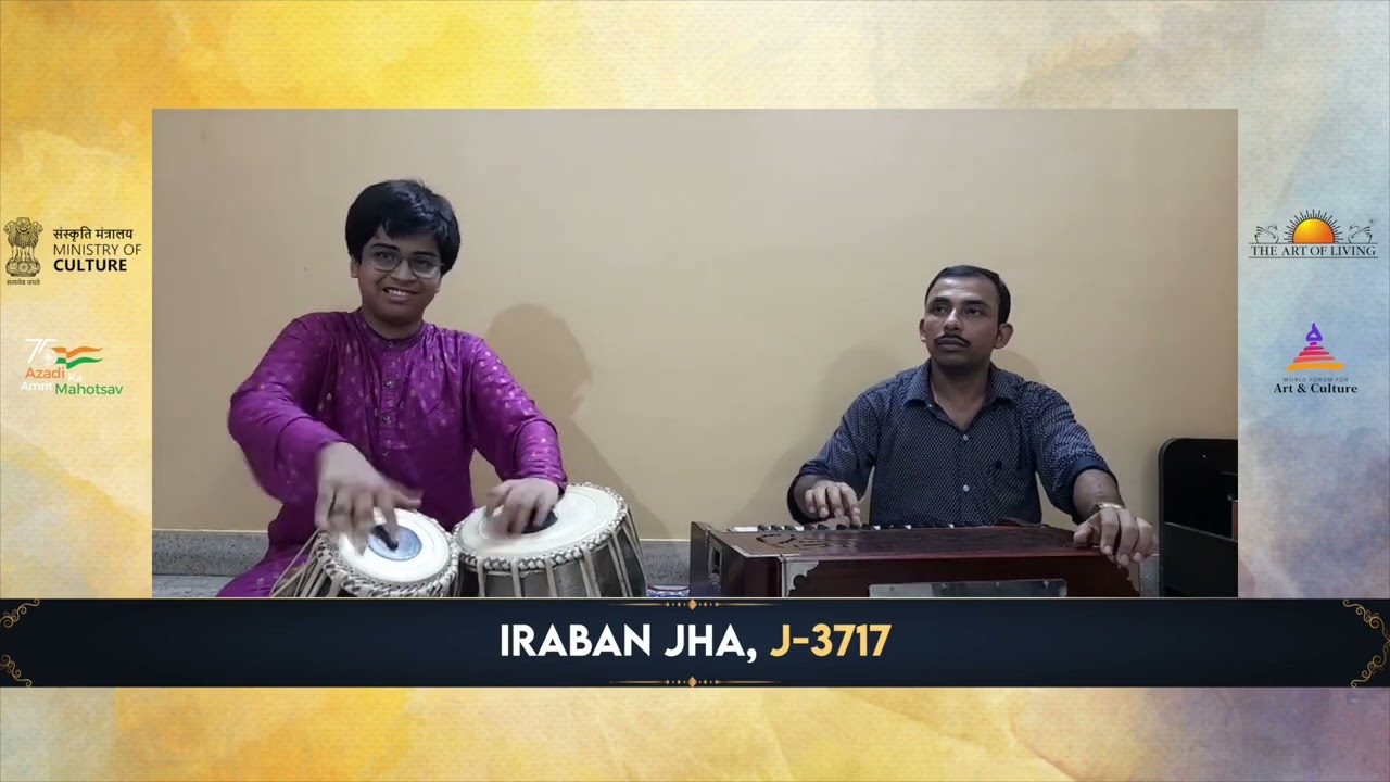 Jhankriti 2022 | Percussion |  IRABAN JHA, J 3717