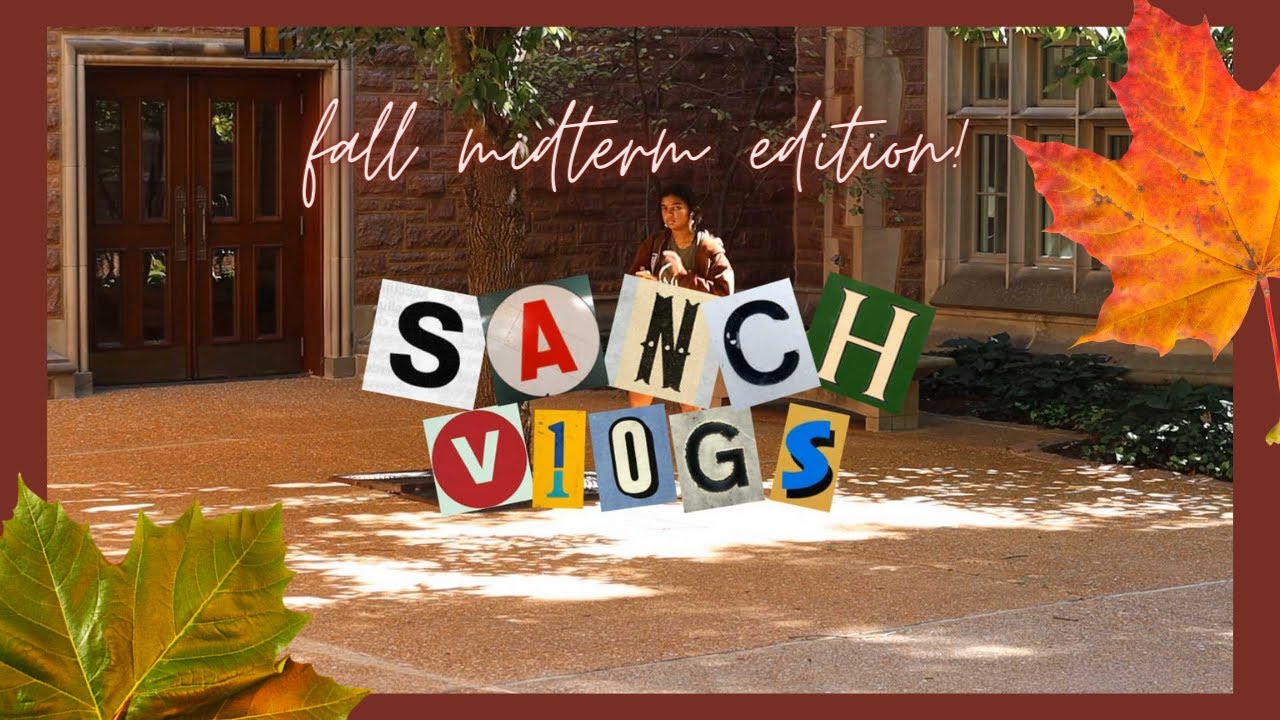 washu fall midterm vlog