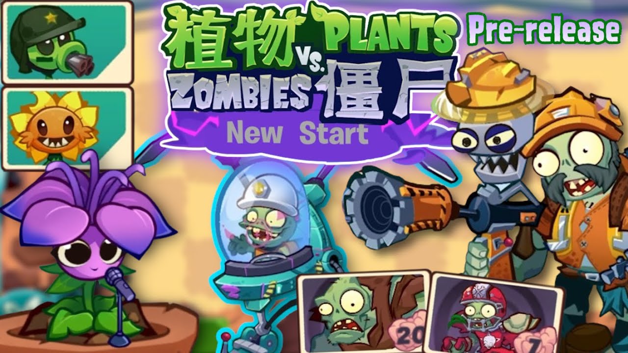 PvZ 3 New Start - Fan Game featuring brand new plants, zombies, I'Zombie, Minibosses and much more.