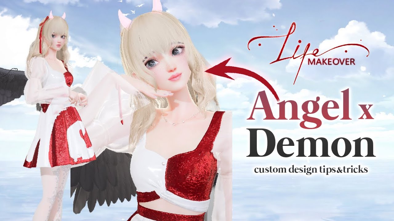 Full Guide on Custom Clothes❤️ Angel x Demon style💎 Life Makeover 🤍