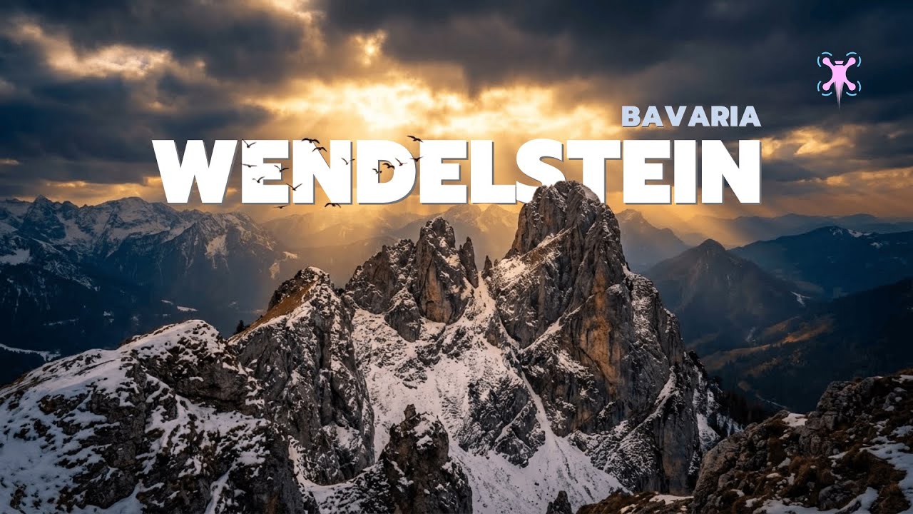Drohne am Gifpel vom Wendelstein [4k]