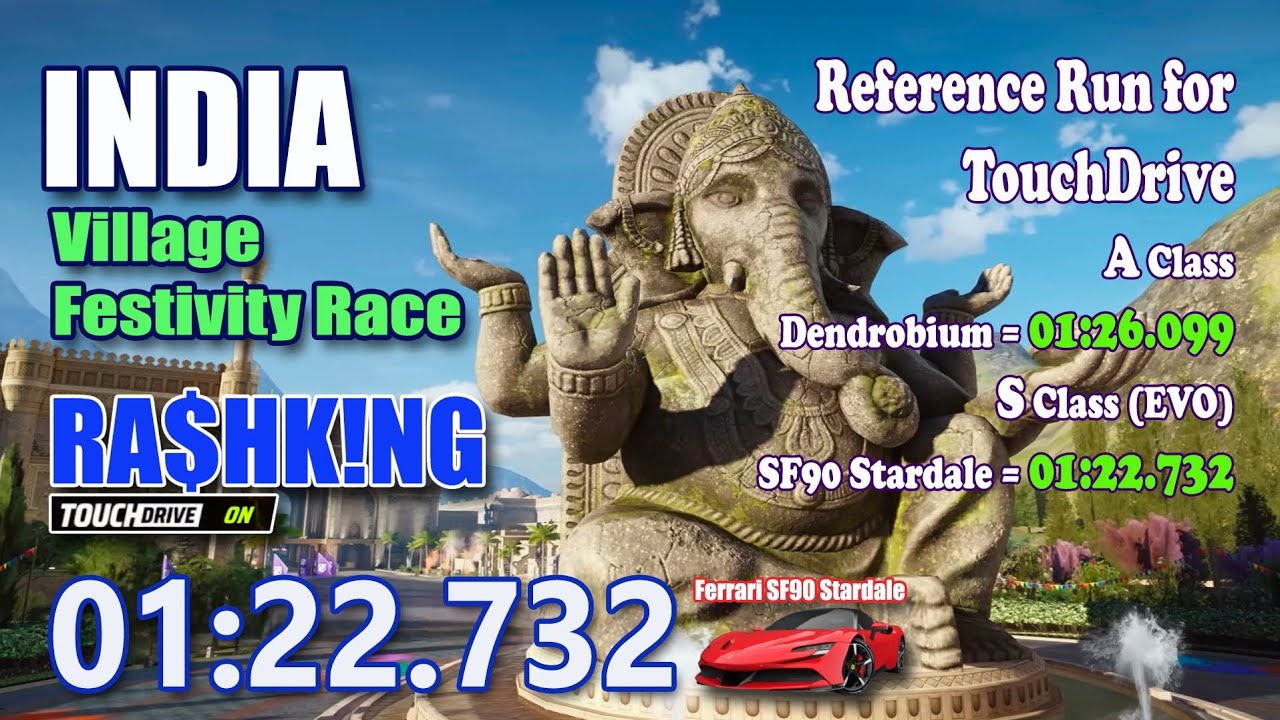 Asphalt Legends : India - Village Festivity Race - Reference Run for TouchDrive