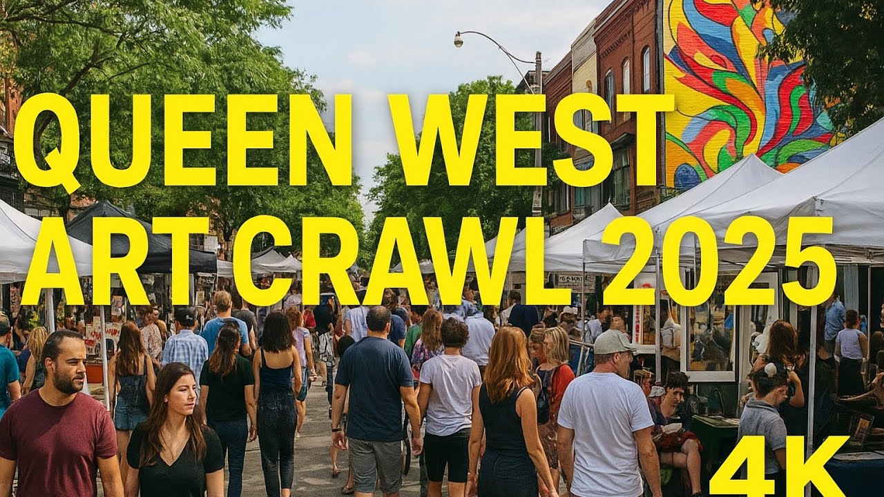 4K| Queen West Art Crawl 2025 Highlights | Art, Music & Culture at Trinity Bellwoods