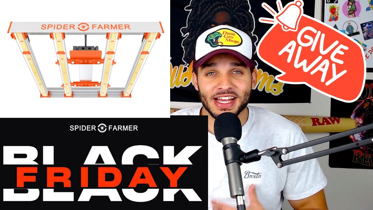 (Announced) Win a FREE Grow Light @SpiderFarmer Black Friday Sale & G3000 LED GIVEAWAY