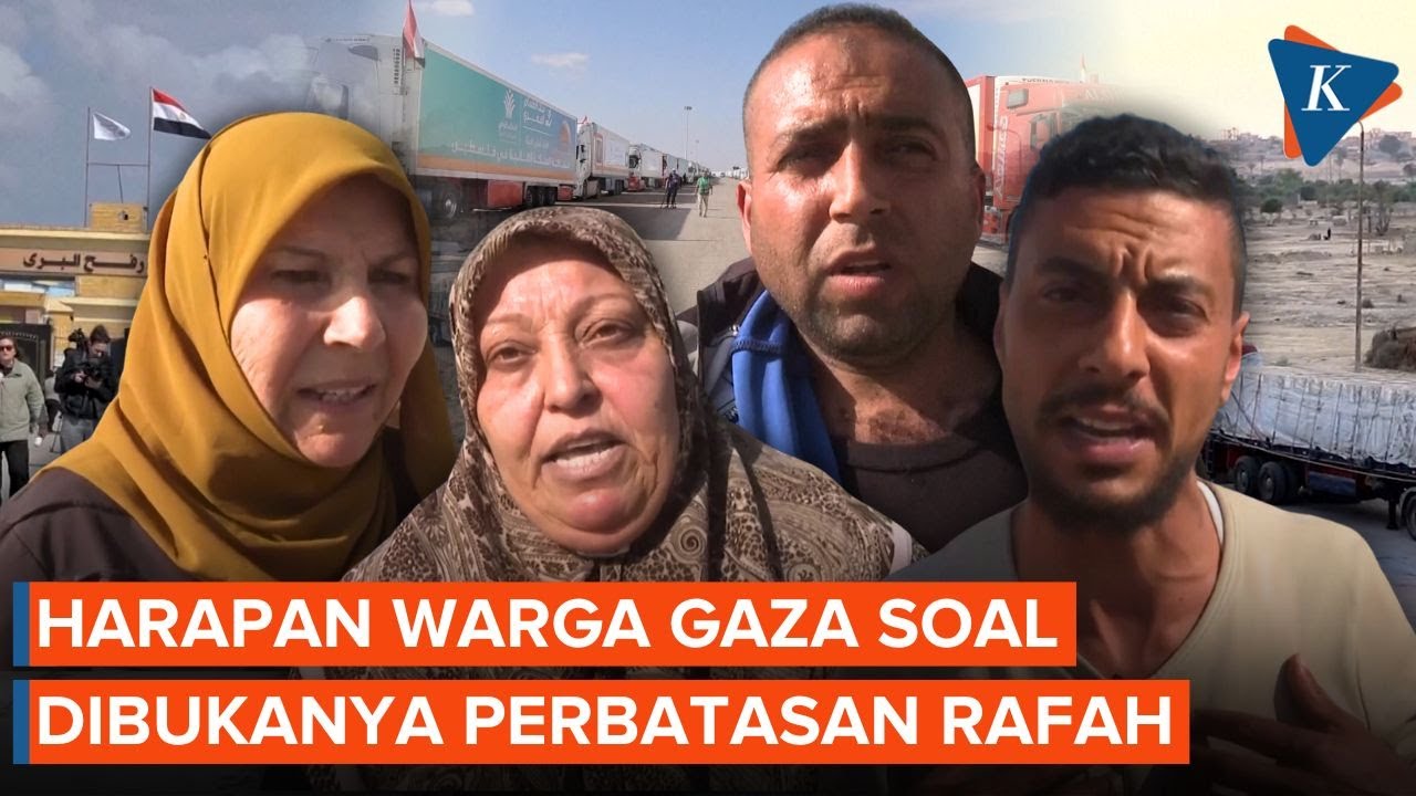 Reaksi Warga Palestina di Gaza soal Israel Buka Kembali Perbatasan Rafah-Mesir