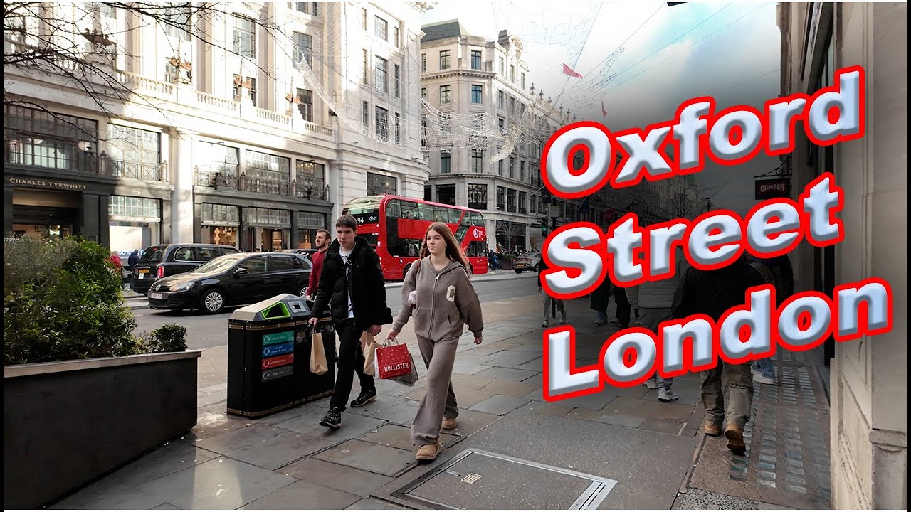 London Oxford Street Walking Tour 🇬🇧 | London Shopping Street & City Life 4K