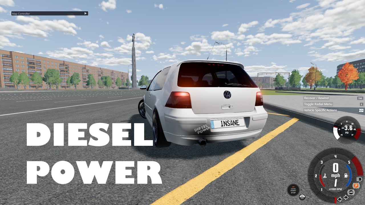 VW GOLF MK4 POWER DIESEL STAGE 3+ / BEAMNG /