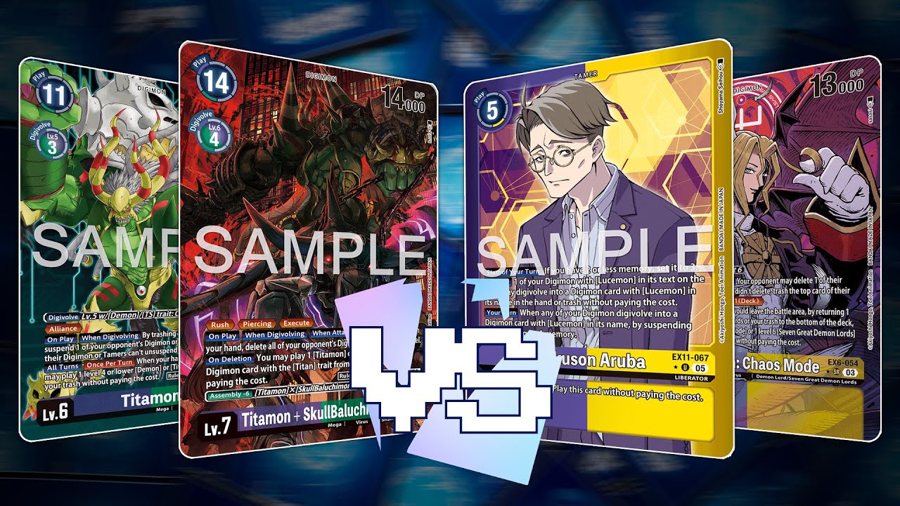 Titans Vs Lucemon | EX11 | Digimon Card Game