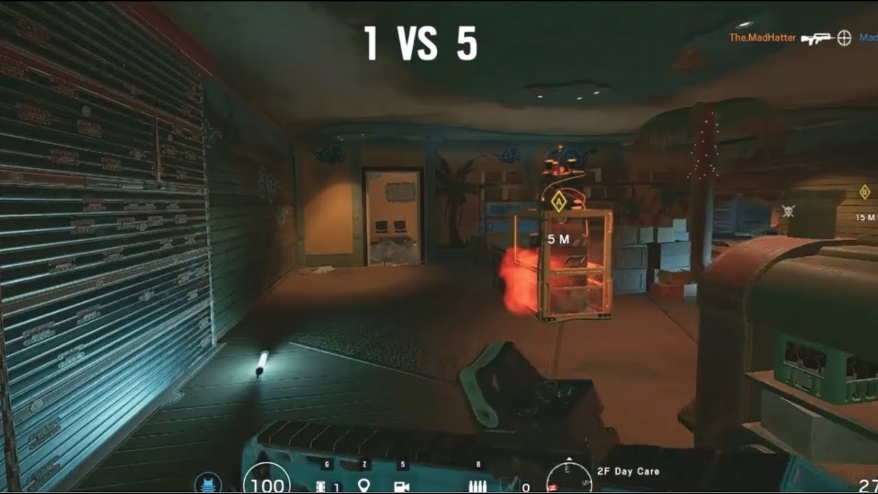 Intense 1v5 Clutch - Rainbow Six Siege