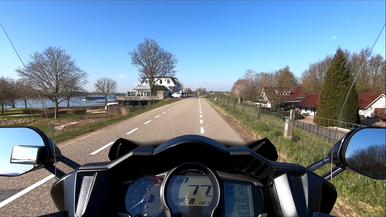 Motor Video fjr1300ae Gelderland 2 river Waal
