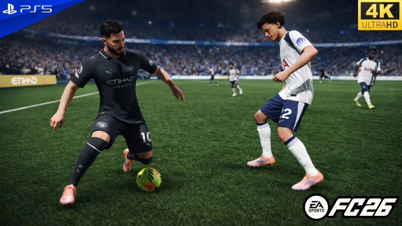 PS5 - EA Sports FC 26 - Manchester City vs Spurs - Premier League 25/26 Gameplay  [4K60FPS]