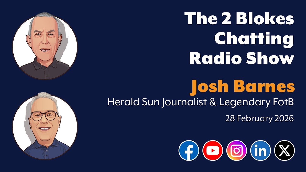 Josh Barnes - Herald Sun Journalist and Legendary Friend Of The Blokes