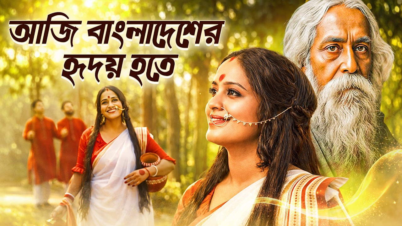 আজি বাংলাদেশের হৃদয় হতে | Aaji Bangladesher Hridoy Hote | সেরা রবীন্দ্র সঙ্গীত | Abhijit & Sukanta