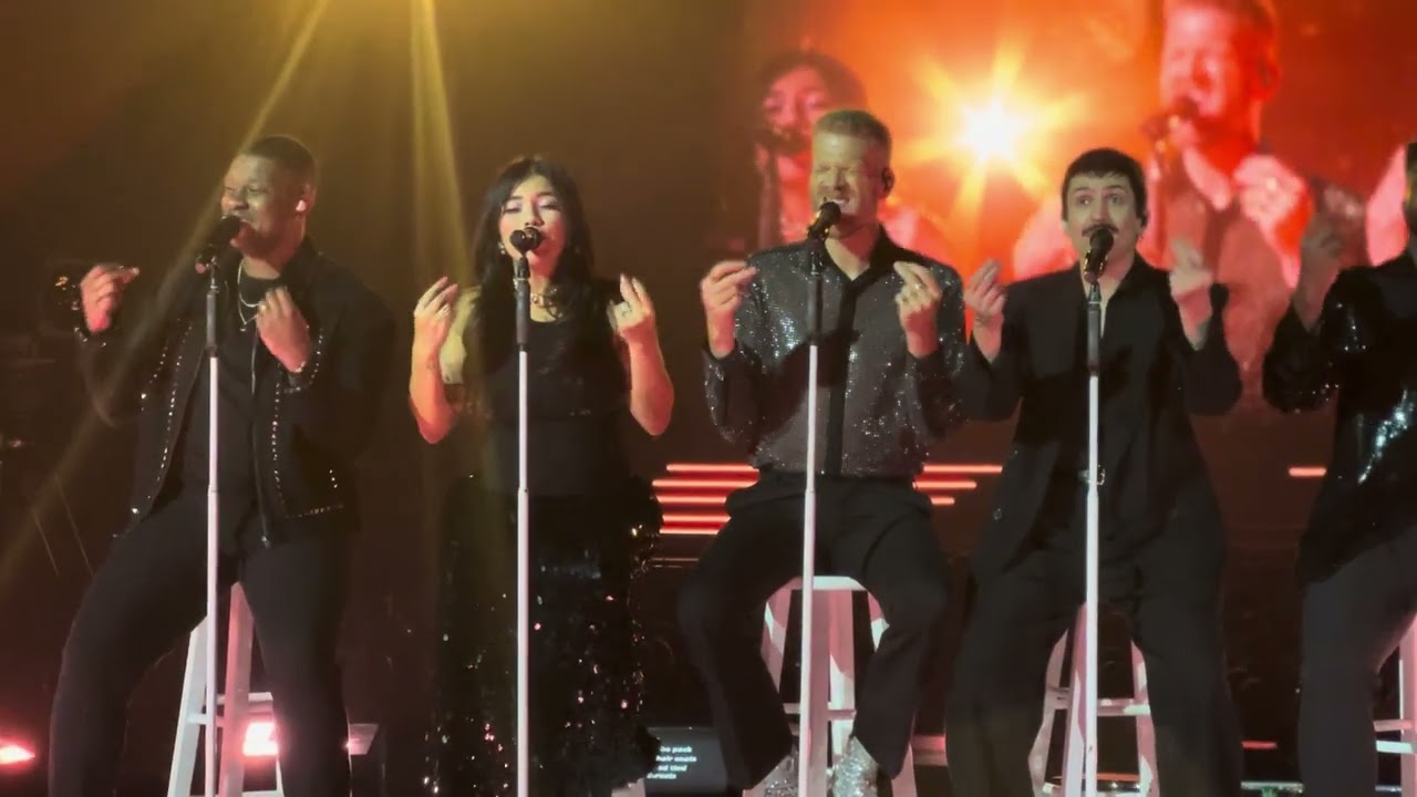 FRONT ROW POV #PENTATONIX | White Winter Hymnal + Extra song! (Cinematic Mode iPhone 13 Pro) #pov