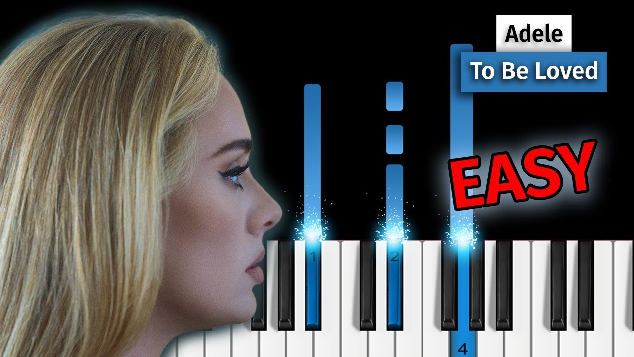 Adele - To Be Loved - EASY Piano Tutorial