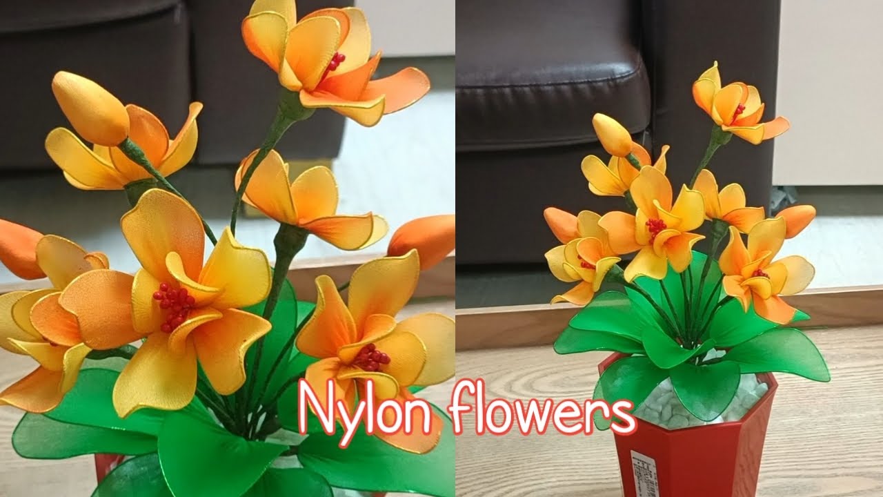 How to make nylon stocking flowers|| Tutorial bunga stoking