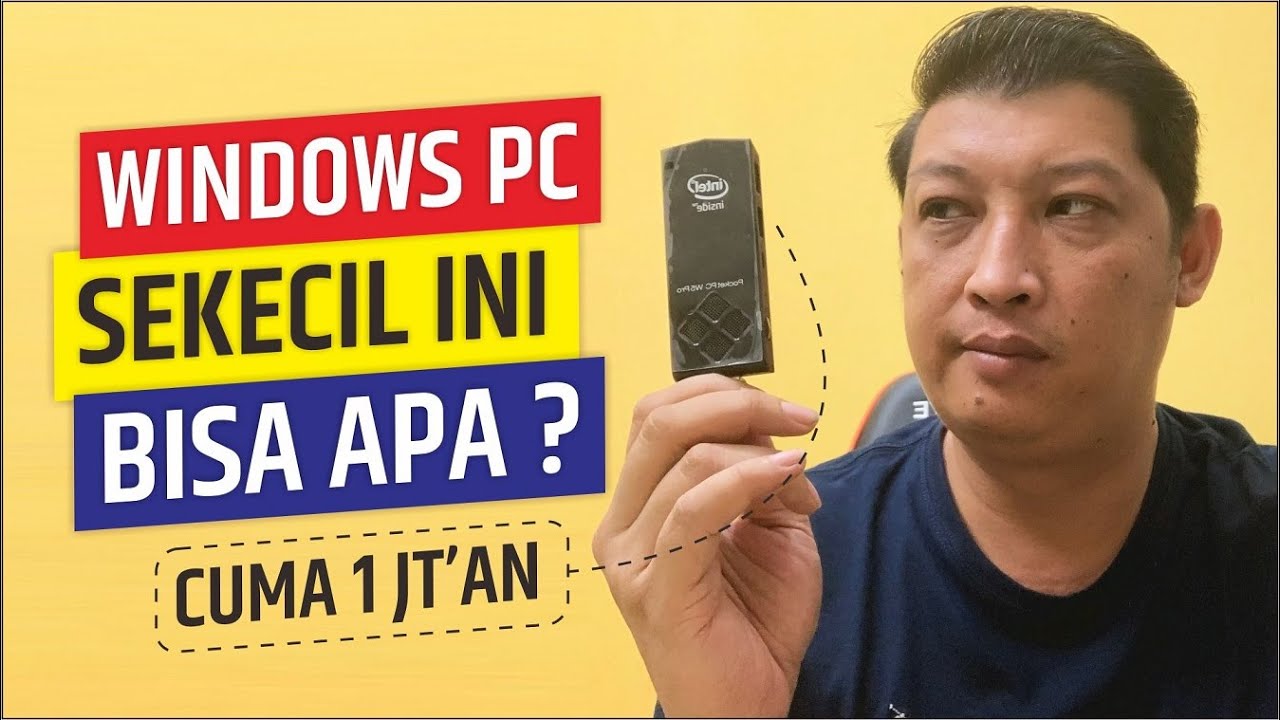 @287 KOMPUTER KECIL cuma 1 JT'an | intel compute mini pc stick windos 10