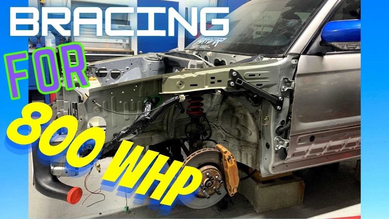 SUBARU FORESTER FENDER BRACES (SG) | BRACING A SUBARU FOR HIGH HP | ROAD TO 800HP SUBARU EP 16