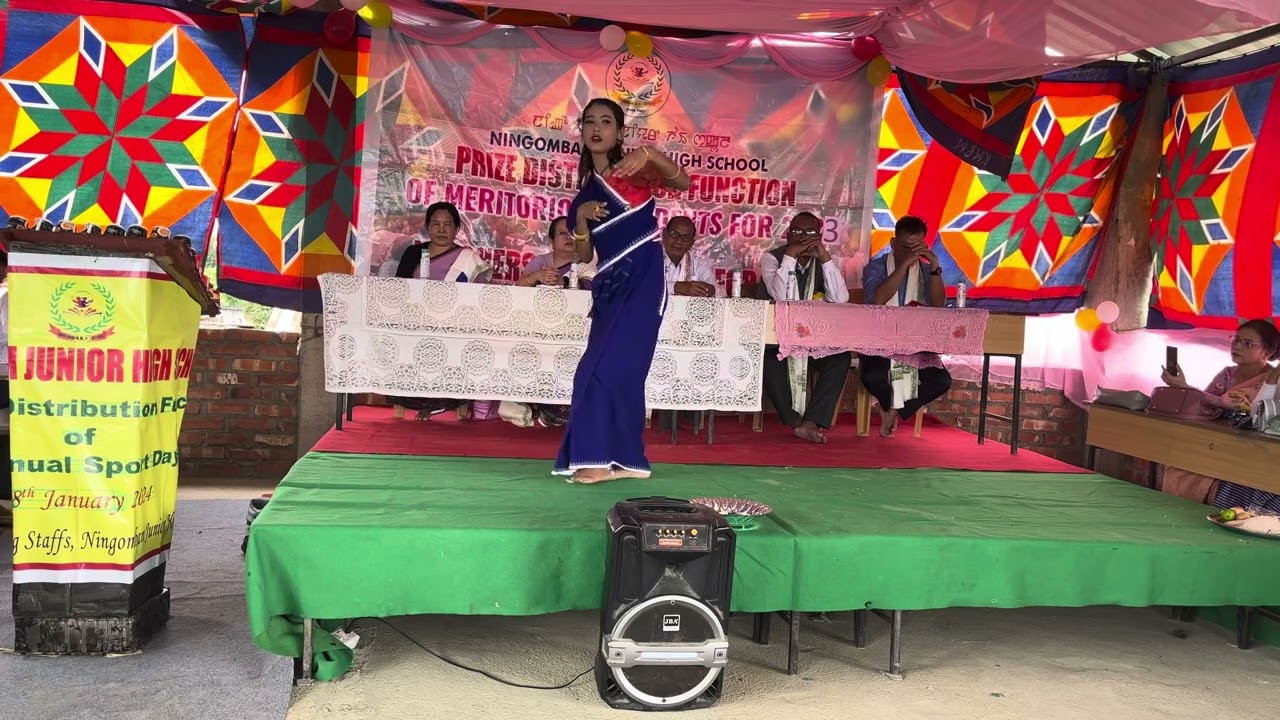 Cultural dance regarding prize distribution of meritorious students 2023 on 4/10/24
