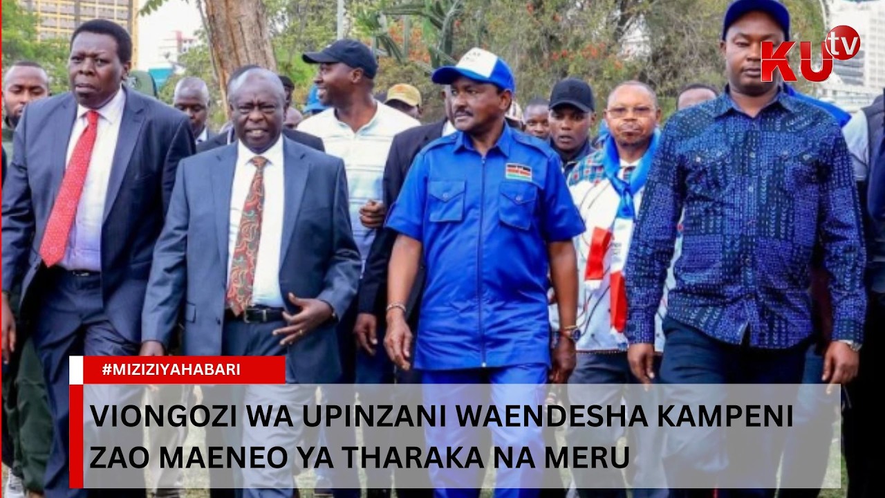 Viongozi wa upinzani waendesha kampeni zao maeneo ya Tharaka na Meru
