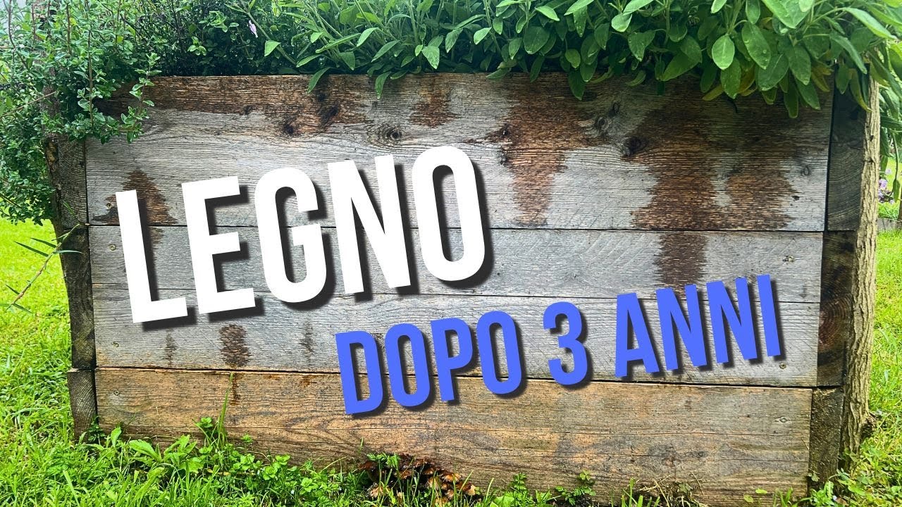 ORTO RIALZATO: LEGNO dopo 3 anni