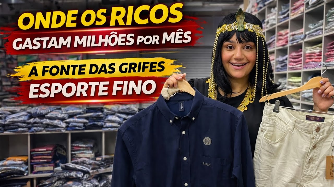 FUI ATÉ A FABRICANTE COM O MAIOR ESTOQUE DE CAMISETA SOCIAL E CALÇAS ALFAITARIA DE GRIFE NO BRÁS! 