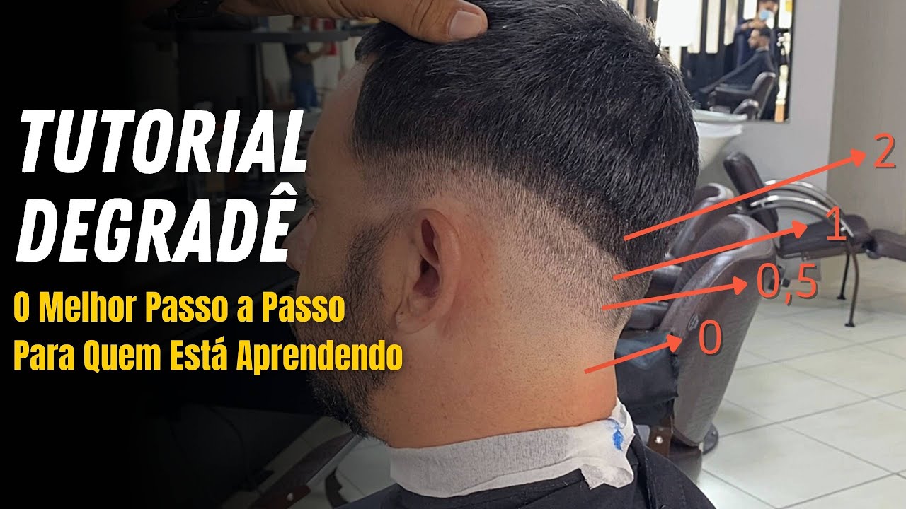 💈 INCRÍVEL PASSO A PASSO - DEGRADÊ MASCULINO / com Farley Santiago