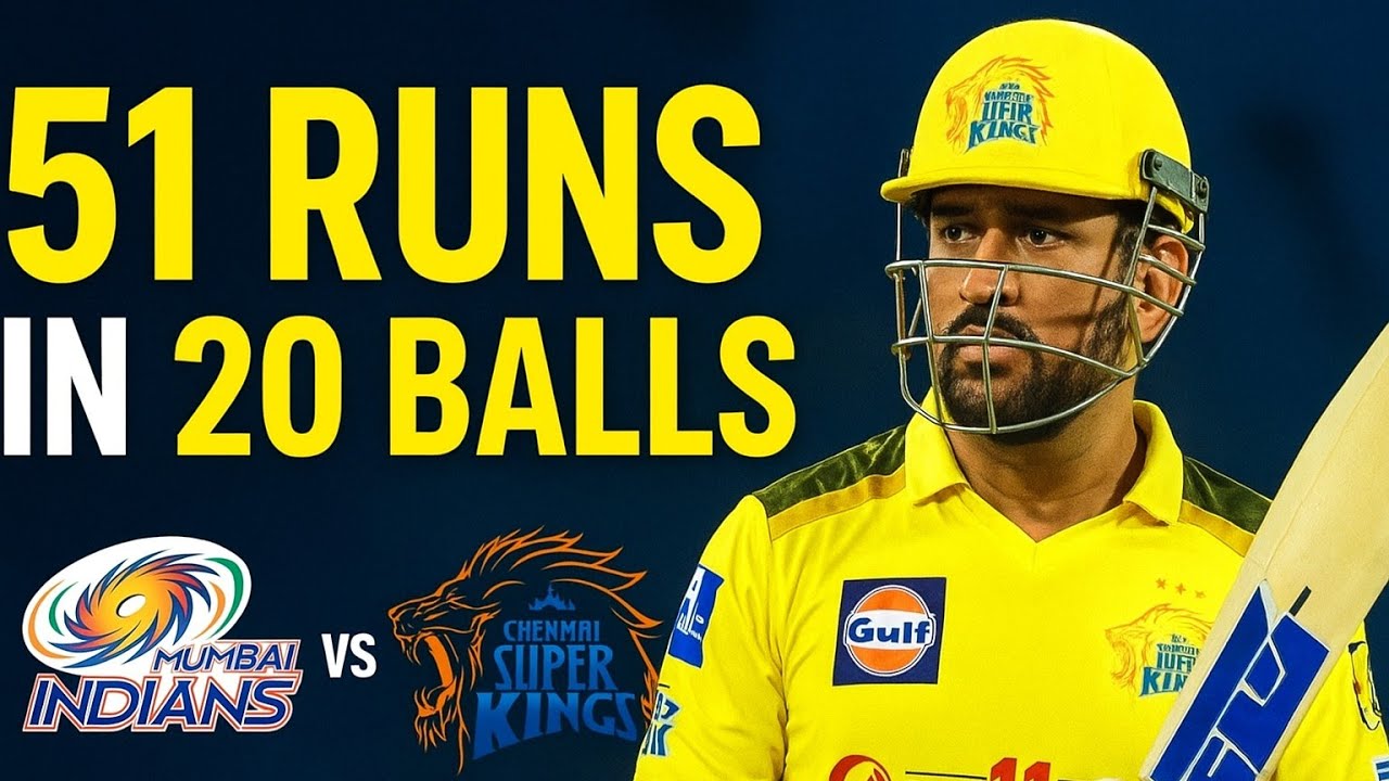 MS DHONI Insane Innings 51* off 20 Balls | MI Vs CSK Eliminator IPL match 2012 | Helicopter Shot