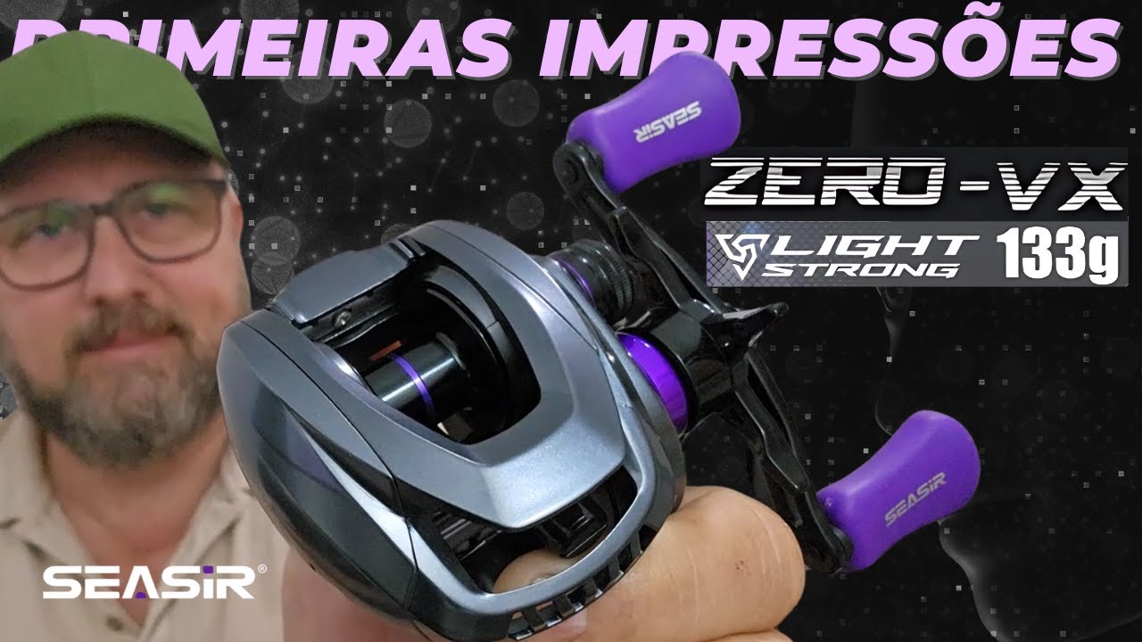 Carretilha SeaSir ZERO-VX é boa? Unboxing e Primeiras impressões