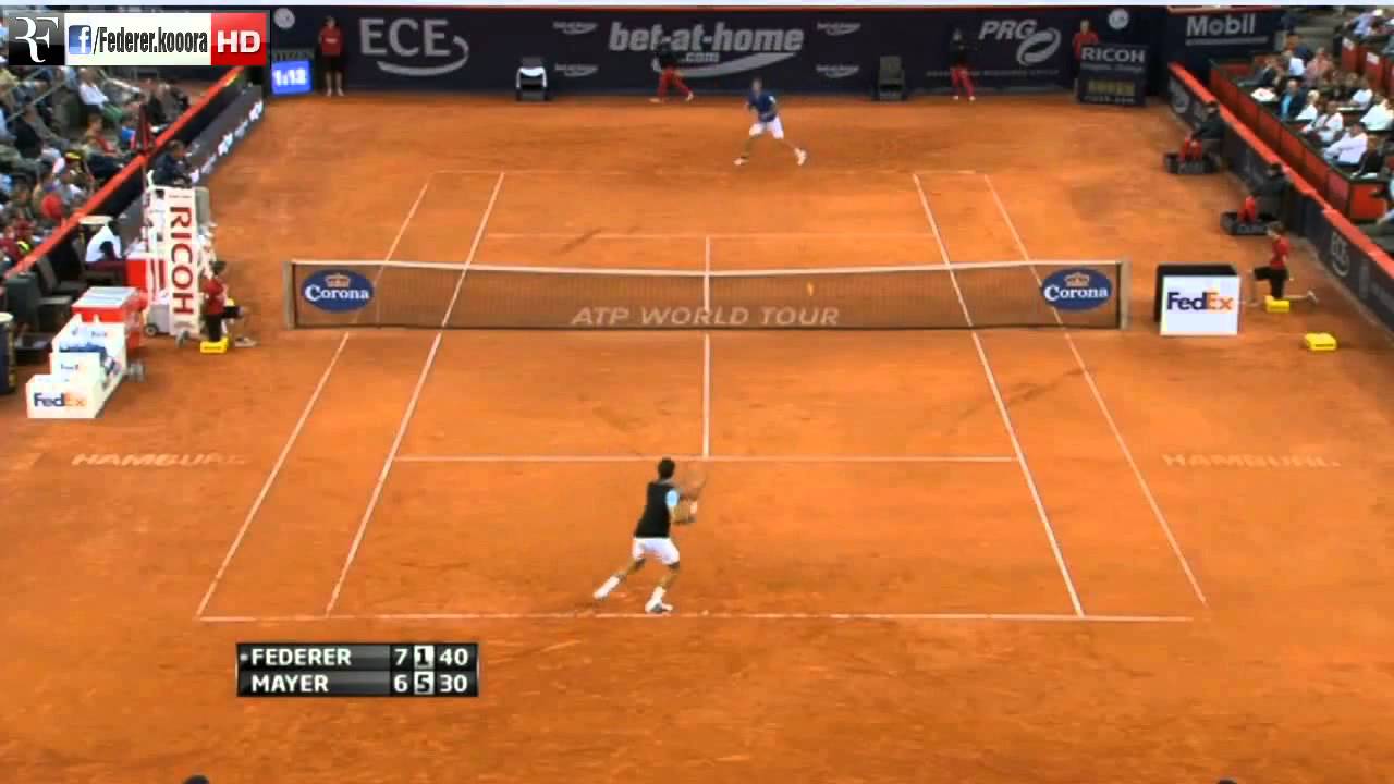 Federer vs Mayer Hamburg Quarterfinal 2013 [Highlights HD]