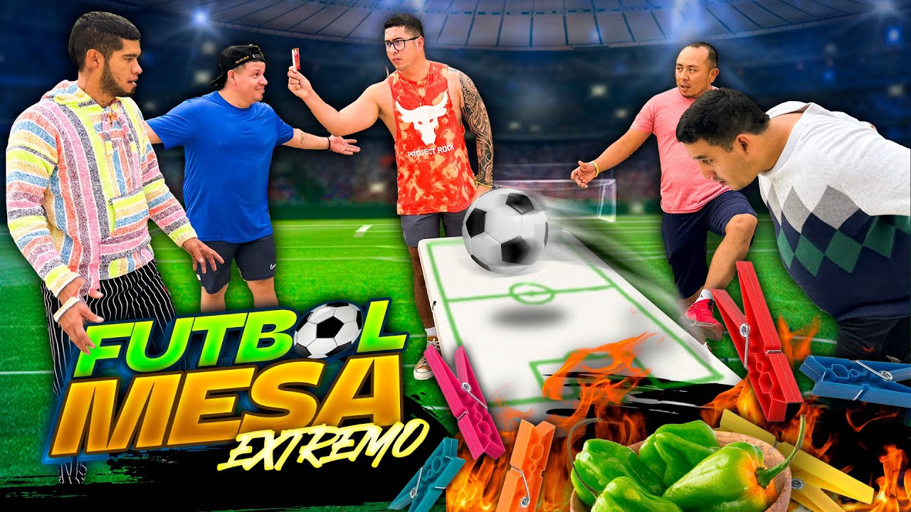FÚTBOL MESA EXTREMO CON EL CREW 🔥⚽️