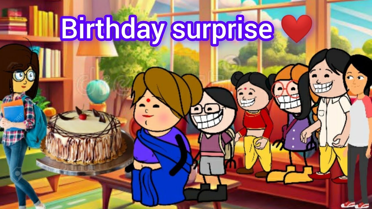 Birthday surprise anumol🎂@Miniseries with abhi
