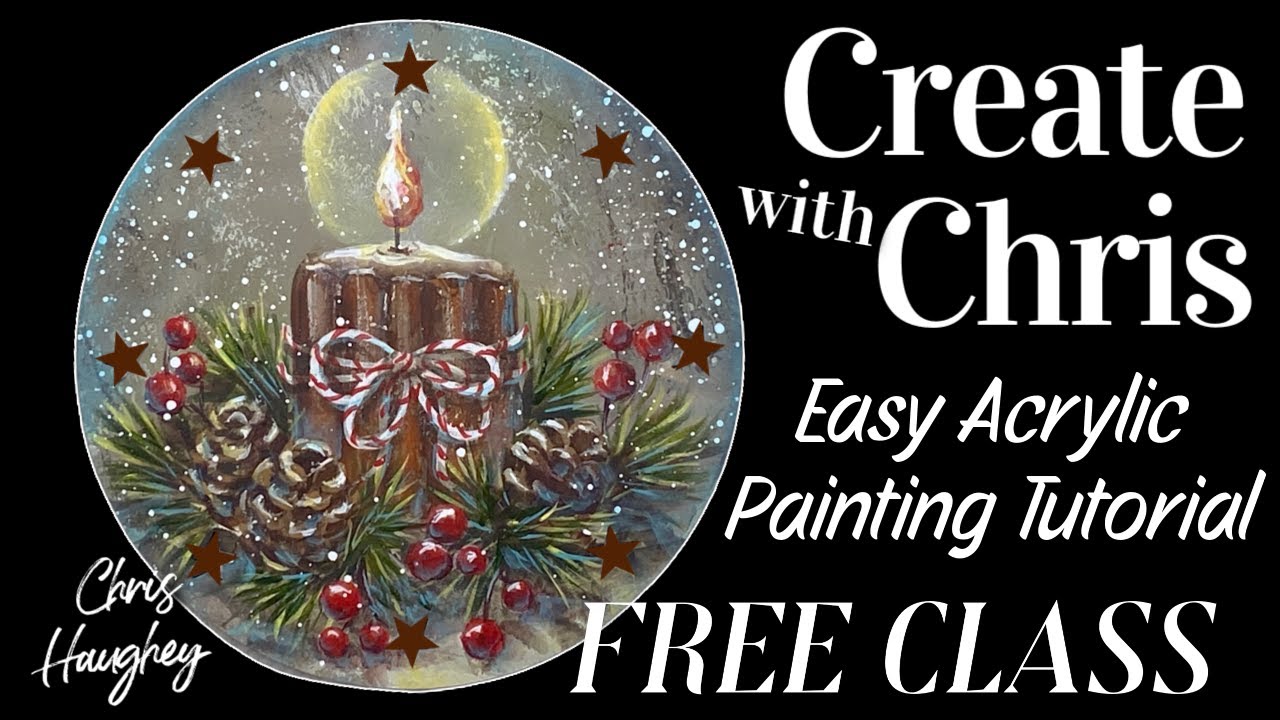 Create with Chris- Cinnamon Stick Candle