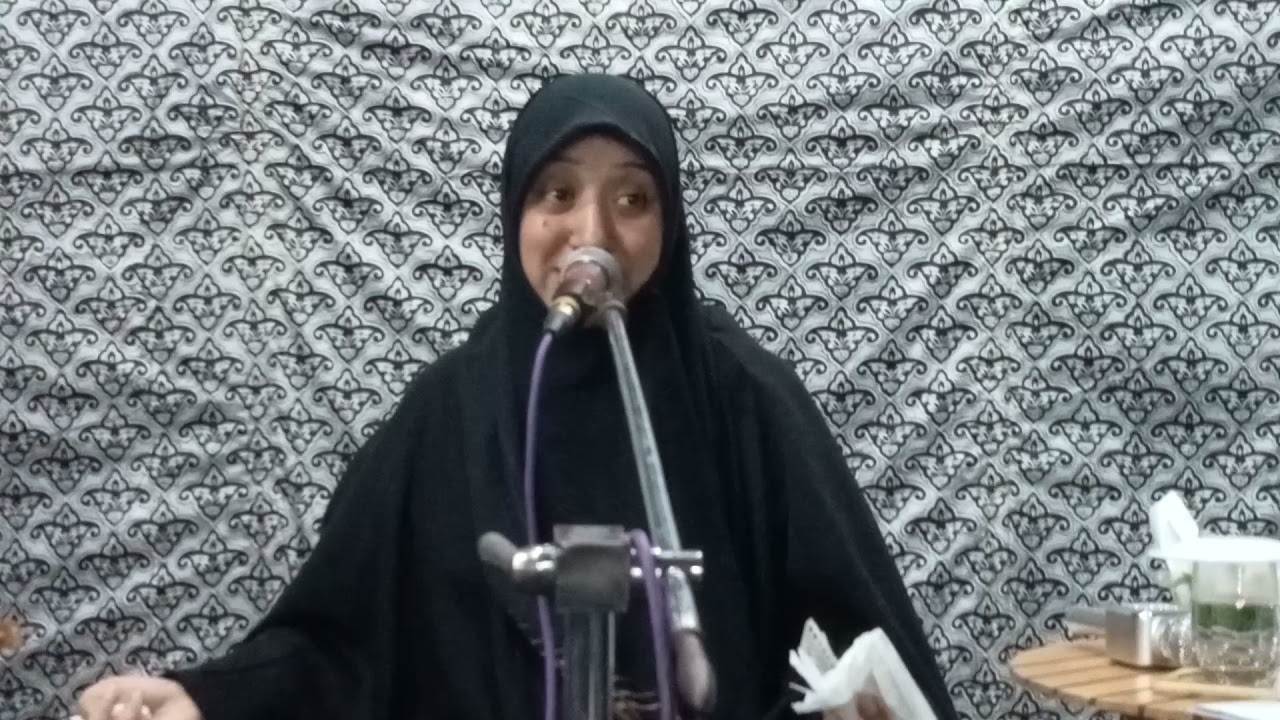 9 October 2021. Khanum Masooma Jaffri.