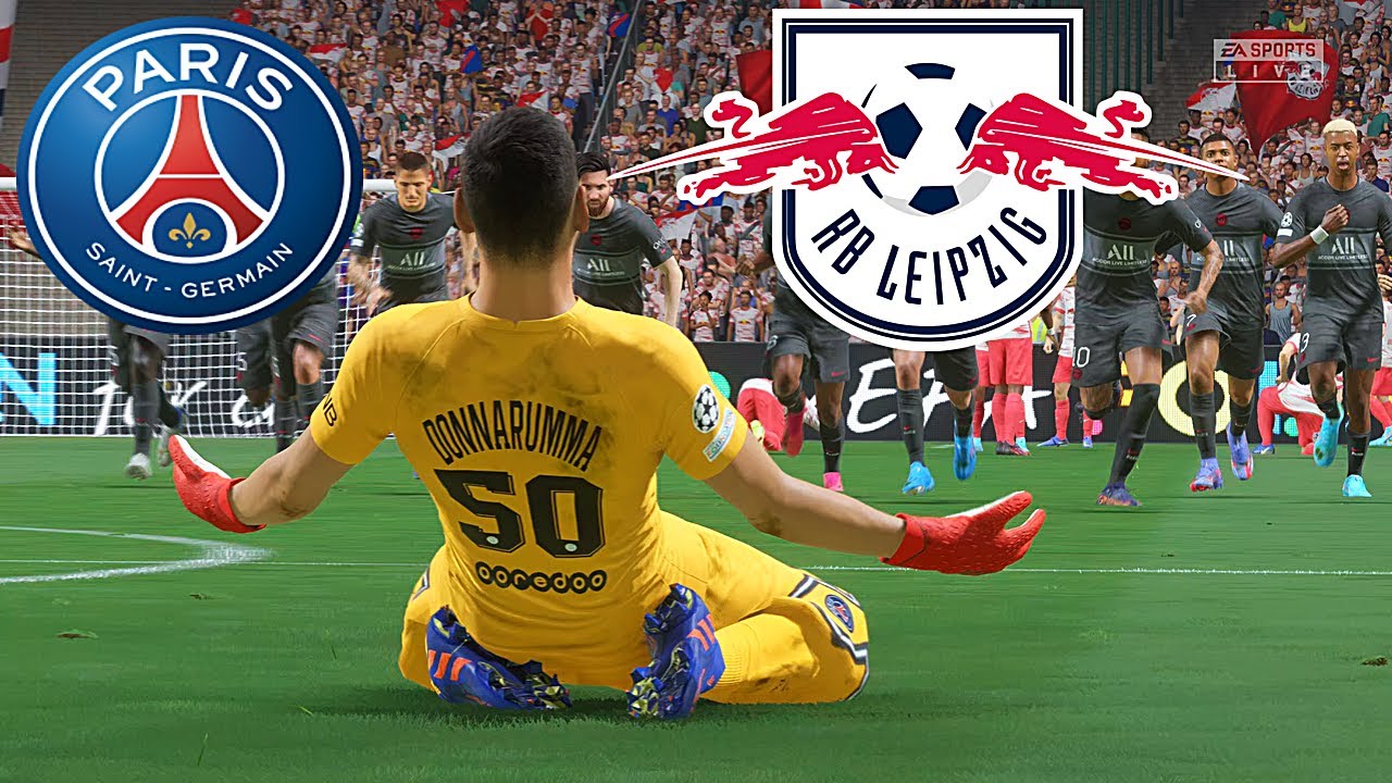 PSG vs RB LEIPZIG FIFA 22 PS5 Realistic Gameplay & Graphics MOD Ultimate Difficulty Career