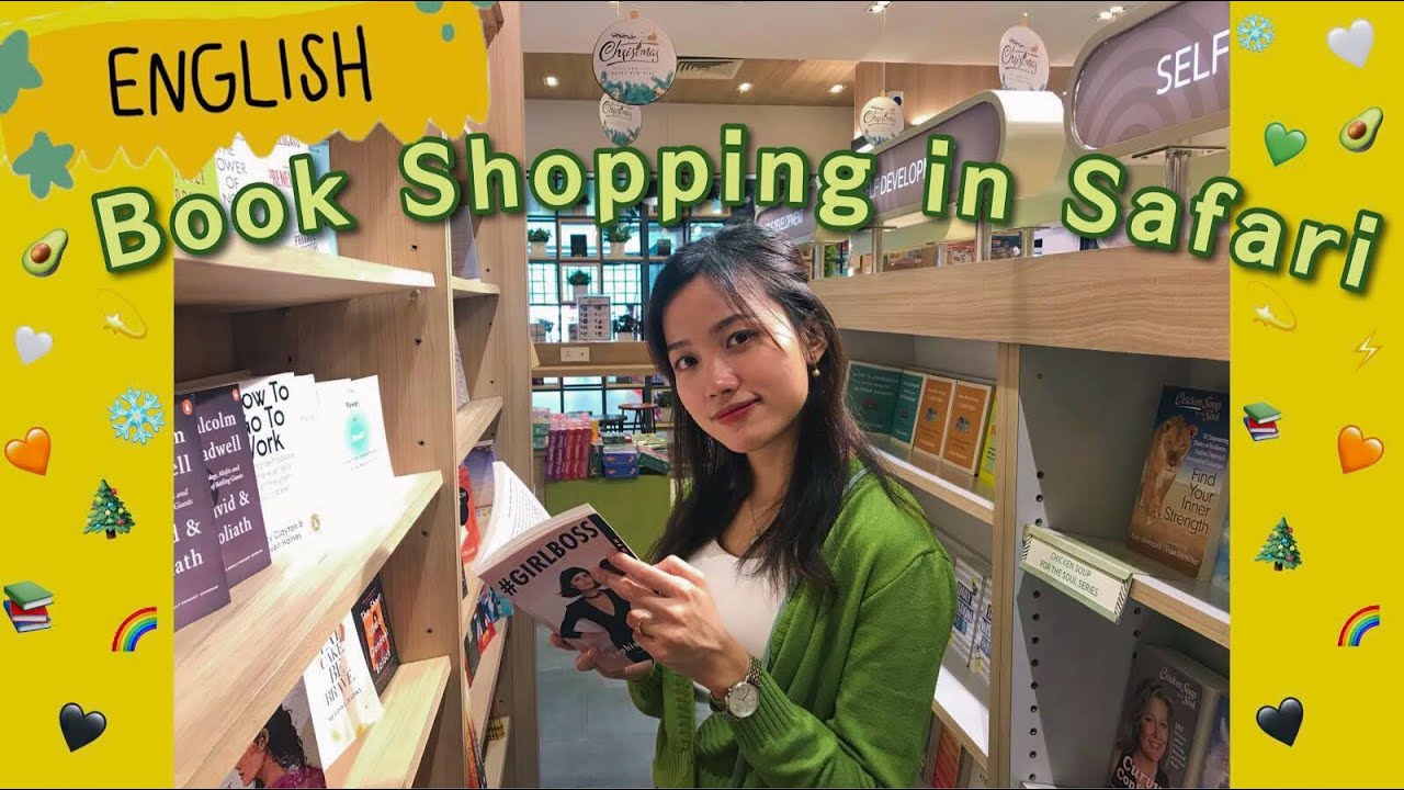 A Day of Book Shopping to self-study English + Books You Should Read to study English 📚
