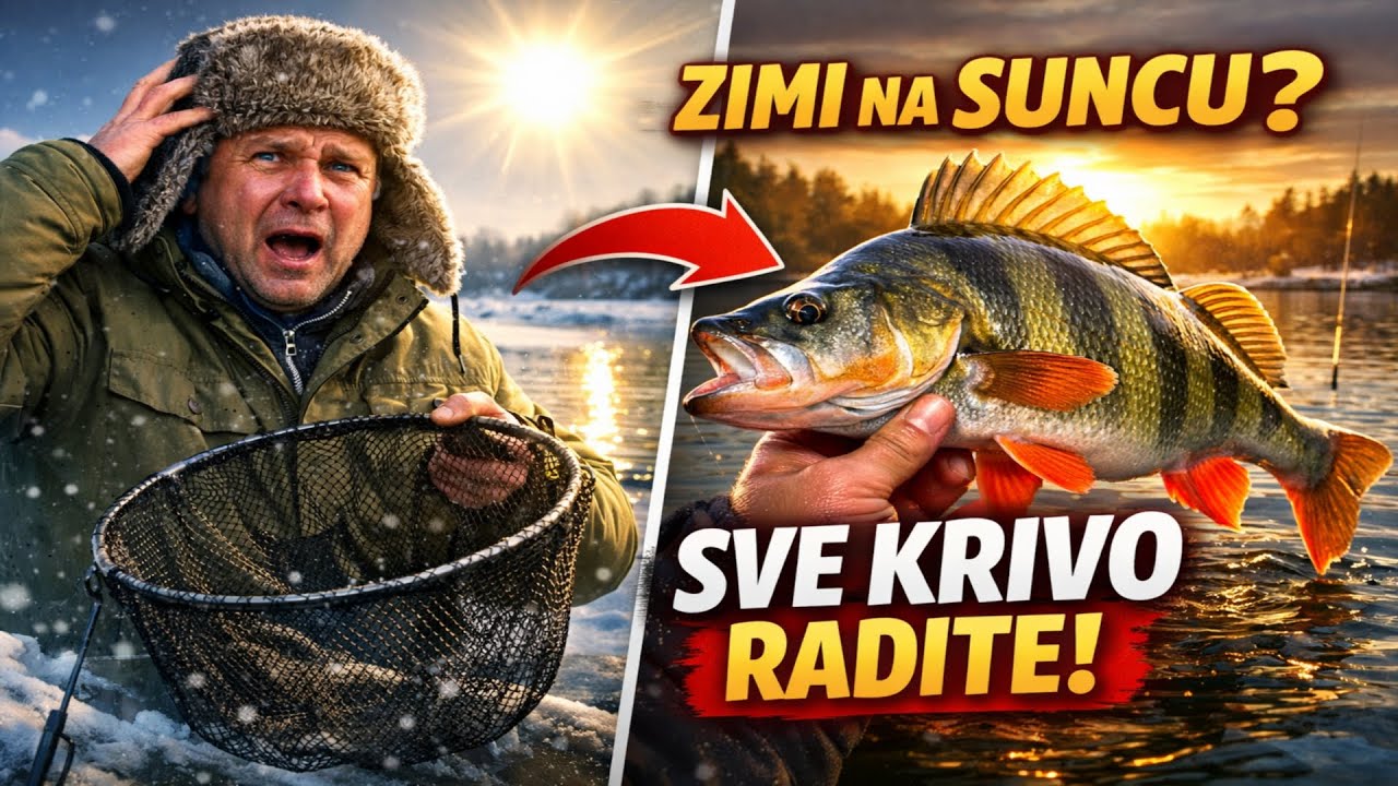 NAJVEĆA ZABLUDA ZIMSKOG RIBOLOVA: Sunce je vaš NEPRIJATELJ!