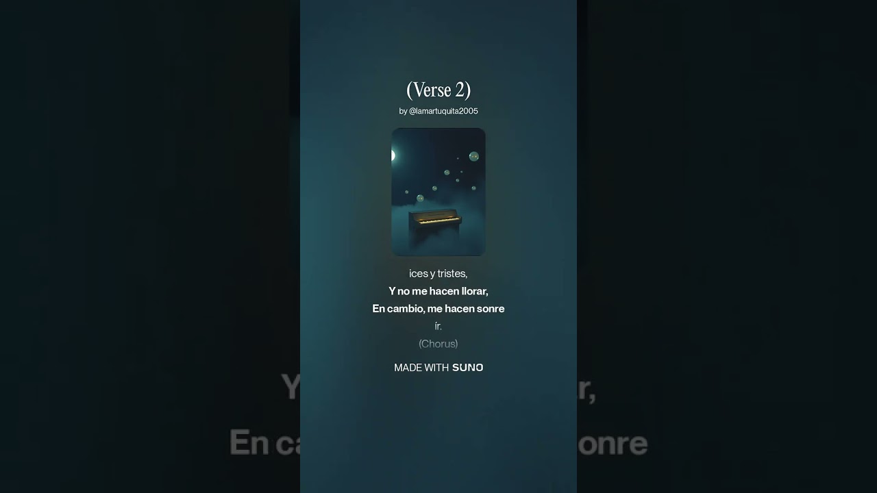 Esta canción te hará sacar una lágrima, | 
