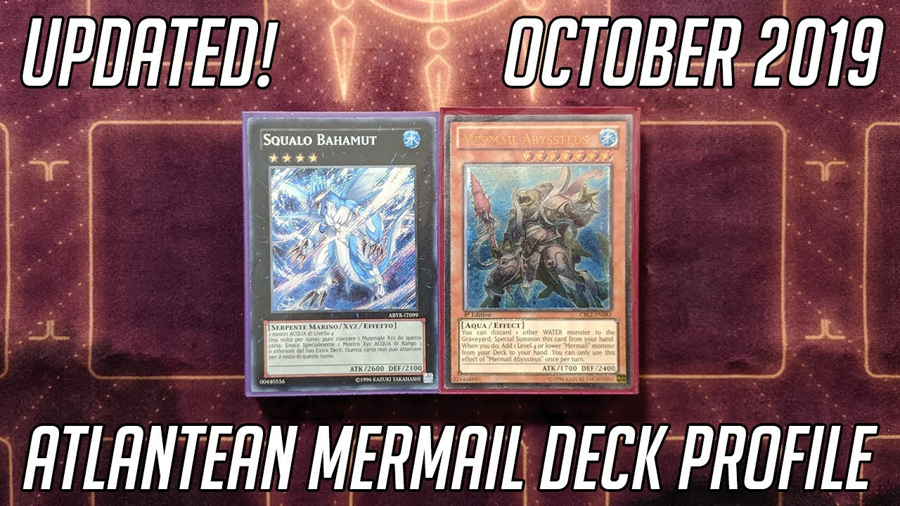 Yu-Gi-Oh! Atlantean Mermail Sekka Deck Profile + Combo & Test Hand (October 2019)