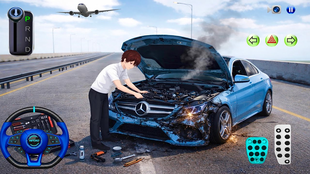 New Mercedes-Benz  repair For Parking - 3d Driving Class android game || Car Game #gameplay #cargame